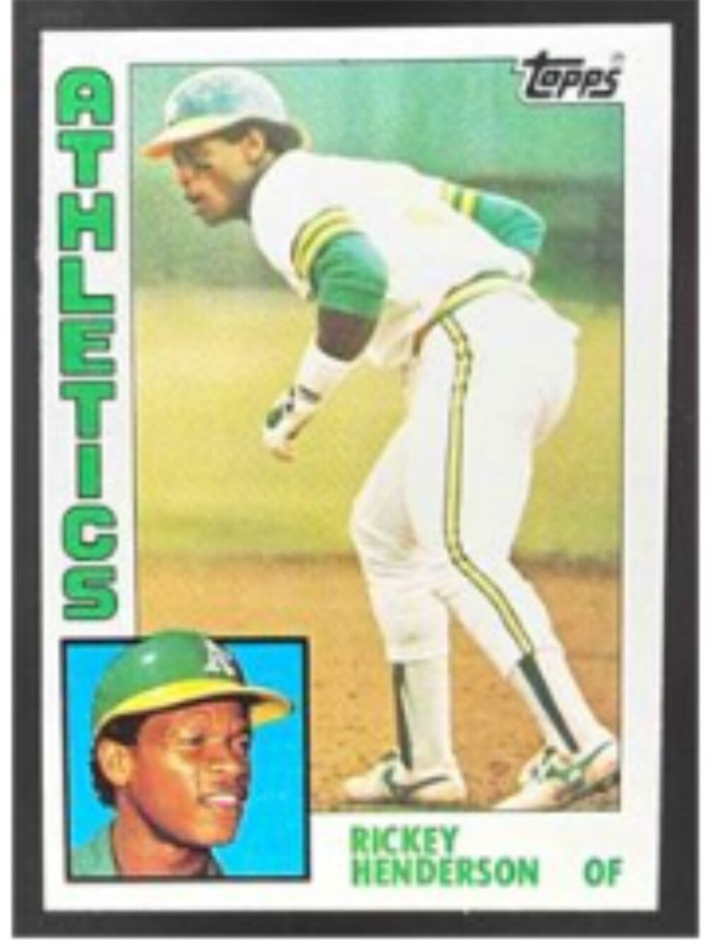 1984 Topps #230 Rickey Henderson Athletics